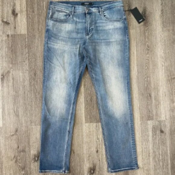 HUDSON Blake Slim Straight Jeans Men’s Size 38 NWT Medium Wash - Picture 1 of 9